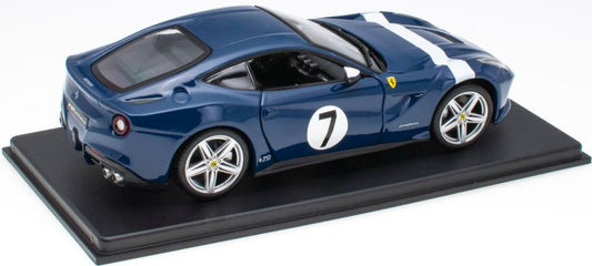 Ferrari F12 Berlinetta Blue #7-inspired by 1961 250GT - Supercar Collection Gift 1:24 1:24 – diecast model (view 2)