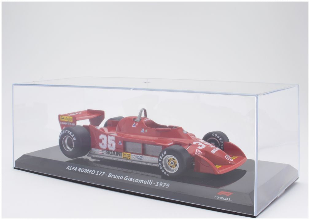 Alfa Romeo 177 - Bruno Giacomelli - 1979 Cased - 1:24th Scale F1 Collection 1:24 – diecast model (view 4)