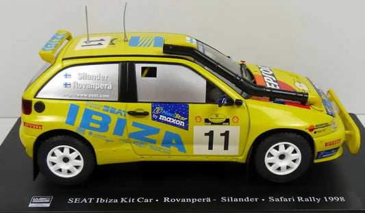 Seat Ibiza Kit Car (1998) Harri Rovanpera - Voitto Silander - 1:24th Rally 1:24 – diecast model (view 2)