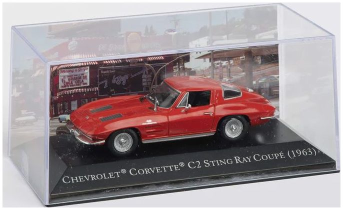 Available To Order – Chevrolet Corvette Sting Ray Coupe C2 - Red - American Car Collection 1:43 (MAG PP01)