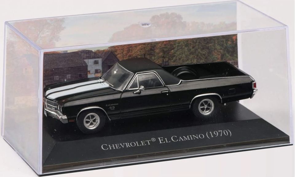 Available To Order – Chevrolet El Camino - Black (1970) American Car Collection 1:43 Magazine Model Model (MAG PP15)