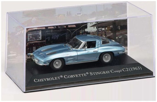 Available To Order – Chevrolet Corvette Sting Ray Coupe C2 - Blue - American Car Collection 1:43 (MAG PPG2)