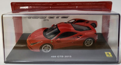 Available To Order – Ferrari 488 GTB 2015 - Red Ferrari Collection - cases 1:43 (MAG PQ08)