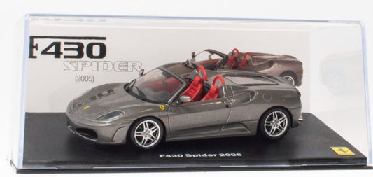 Ferrari F430 Spider 2005 - Silver Ferrari Collection - cases 1:43 – diecast model (view 2)