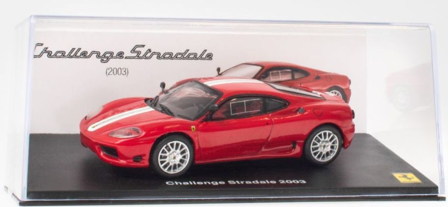 Ferrari Challenge Stradale 2003 Red/Stripe Ferrari Collection - cases 1:43 – diecast model (view 2)