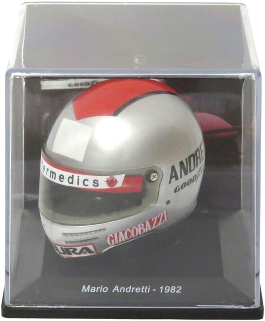 Mario Andretti 1982 Ferrari F1 Helmet Collection 1:5 - Cased 1:5 – diecast model (view 2)