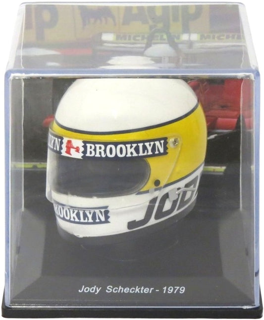 Available To Order – Jody Scheckter - 1979 Ferrari F1 Helmet Collection 1:5 - Cased 1:5 (MAG PV19)