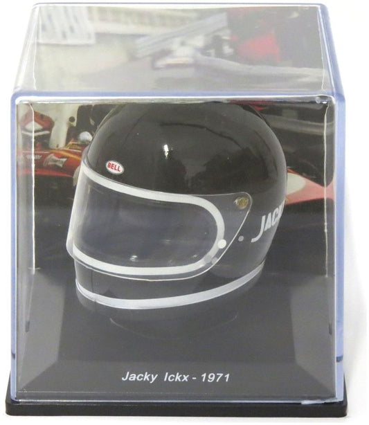 Available To Order – Jacky Ickx - 1971 Ferrari F1 Helmet Collection 1:5 - Cased 1:5 (MAG PV27)