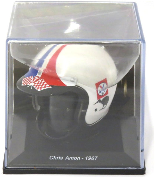 Available To Order – Chris Amon - 1967 Ferrari F1 Helmet Collection 1:5 - Cased 1:5 (MAG PV28)