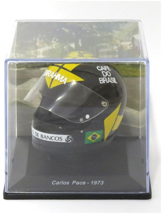 Available To Order – Carlos Pace Scuderia Ferrari #2 2nd 1000km Nurburgring 1973 Helmet 1:5 (MAG PV69)