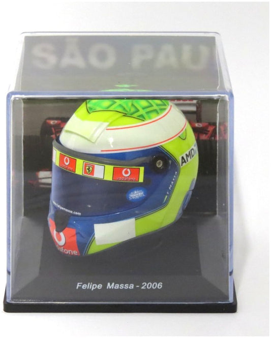 Available To Order – Felipe Massa - 2006 Ferrari F1 Helmet Collection 1:5 - Cased 1:5 (MAG PV86)