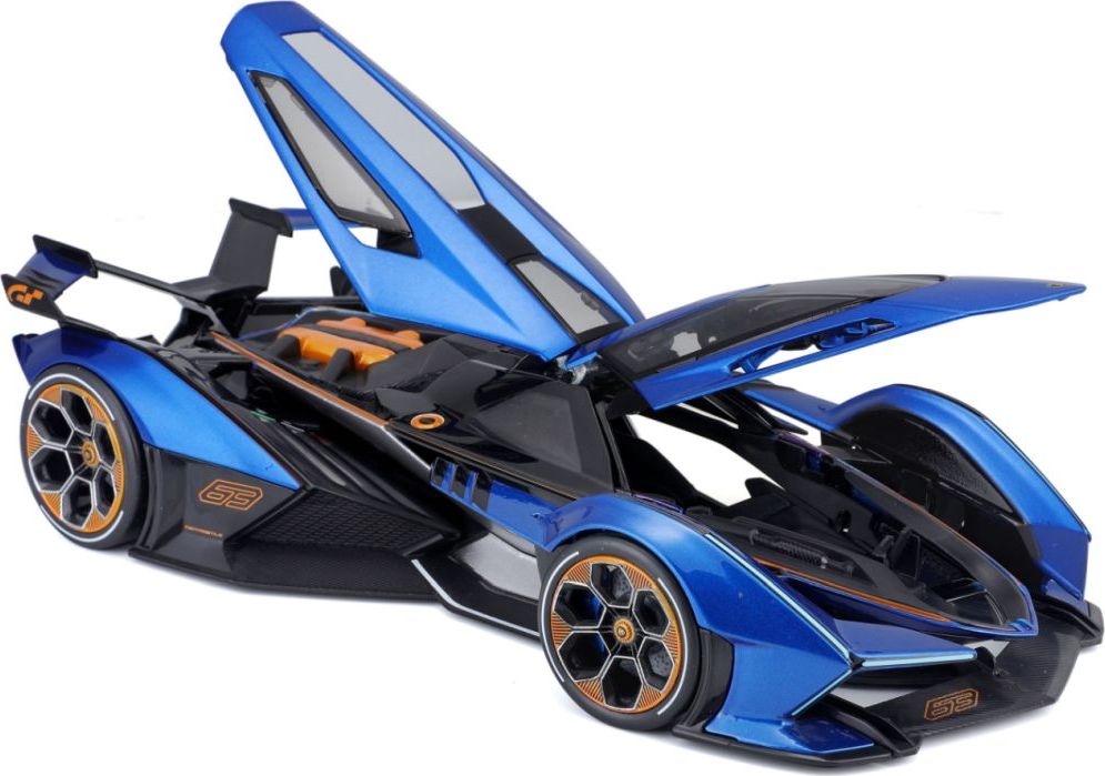 Available to Order – Lamborghini V12 Vision GT Blue/Black 2021 1:18 (MAI 36454B)