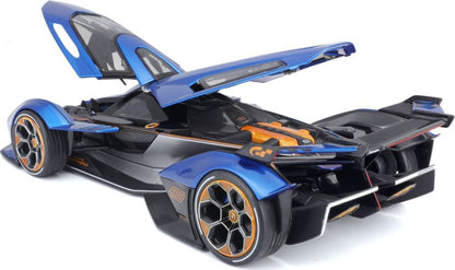Available to Order – Lamborghini V12 Vision GT Blue/Black 2021 1:18 (MAI 36454B)