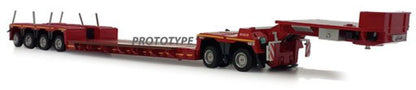 Available To Order – Nooteboom Euro Lowloader Red + Interdolly 1:32 Marge Farm Models Model (MAR 2011-01)