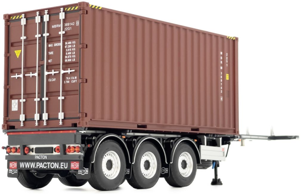 Available to Order – Pacton Extendable Sea Freight Container Chassis 1:32 (MAR 2325)