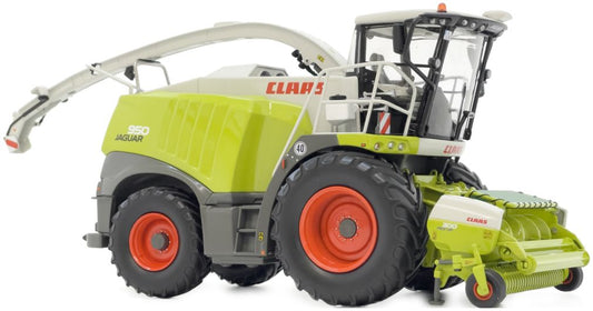 Available To Order – CLAAS Jaguar 950 Dynamic Power Facelift w/PickUp 300 1:32 (MAR 2501)