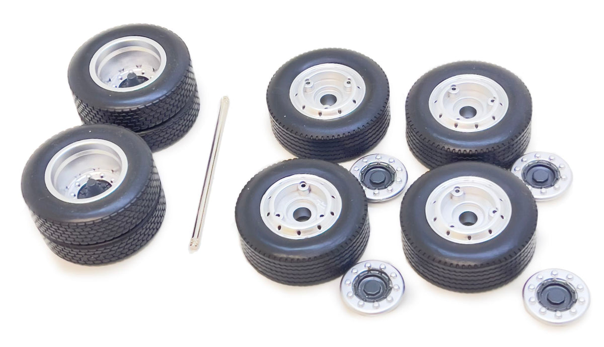 Available To Order – Scania Wheels, Rims, Caps and Axle Set 1:32 Marge Farm Models Model (MAR 2503)