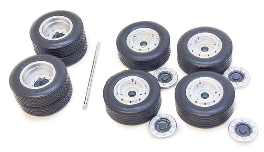 Scania Wheels, Rims, Caps and Axle Set 1:32 Marge Farm Models Model (view 2)