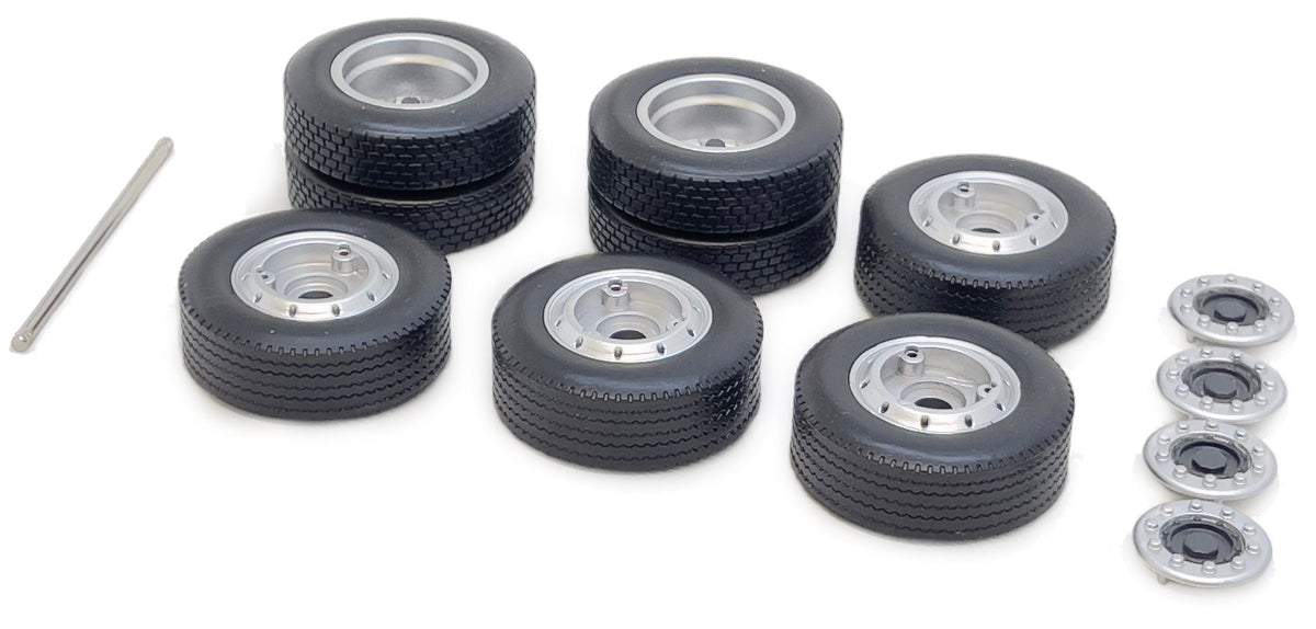 Available To Order – Scania Wheels, Rims, Caps and Axle Set 1:32 Marge Farm Models Model (MAR 2503)
