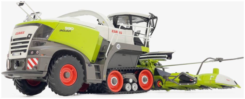 Available To Order – Claas Jaguar 990 Terra Trac w/Orbis 900 and Transportation System 1:32 (MAR 2506)