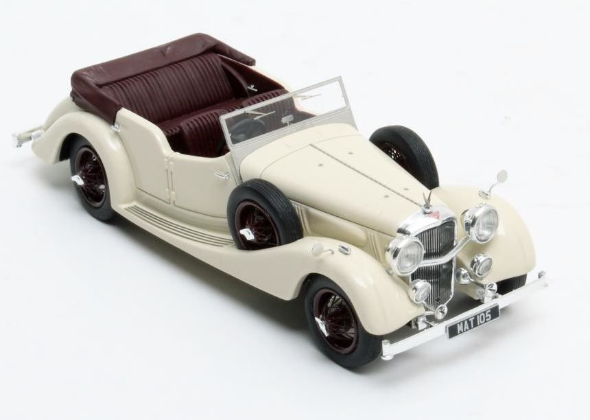 Available To Order – Alvis Cross & Ellis White 1938 1:43 (MAX 10105-031)