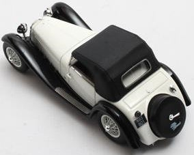 Available To Order – Alfa Romeo 6C 1750SV Figoni Closed White Black 1932 1:43 Matrix Model (MAX 40102-172)