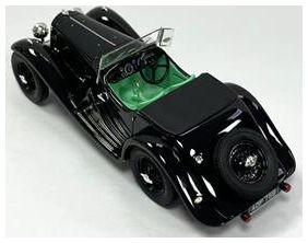Aston Martin 15-98 2-4 Passenger Black 1938 1:43 – diecast model (view 2)