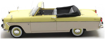 Available To Order – Ford Zodiac MKII 206E Convertible Yellow White 1958-1962 1:43 Matrix Model (MAX 40603-161)