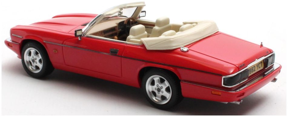 Jaguar XJS 4.0 Celebration Red Convertible Open 1995-1996 1:43 Matrix Model (view 2)