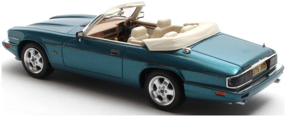 Jaguar XJS 4.0 Celebration Turquoise Convertible Open 1995-1996 1:43 Matrix Model (view 2)