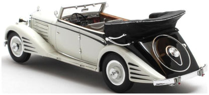 Maybach Zeppelin DS8 White 4-Door Cabriolet by Spohn 1934 1:43 – diecast model (view 3)