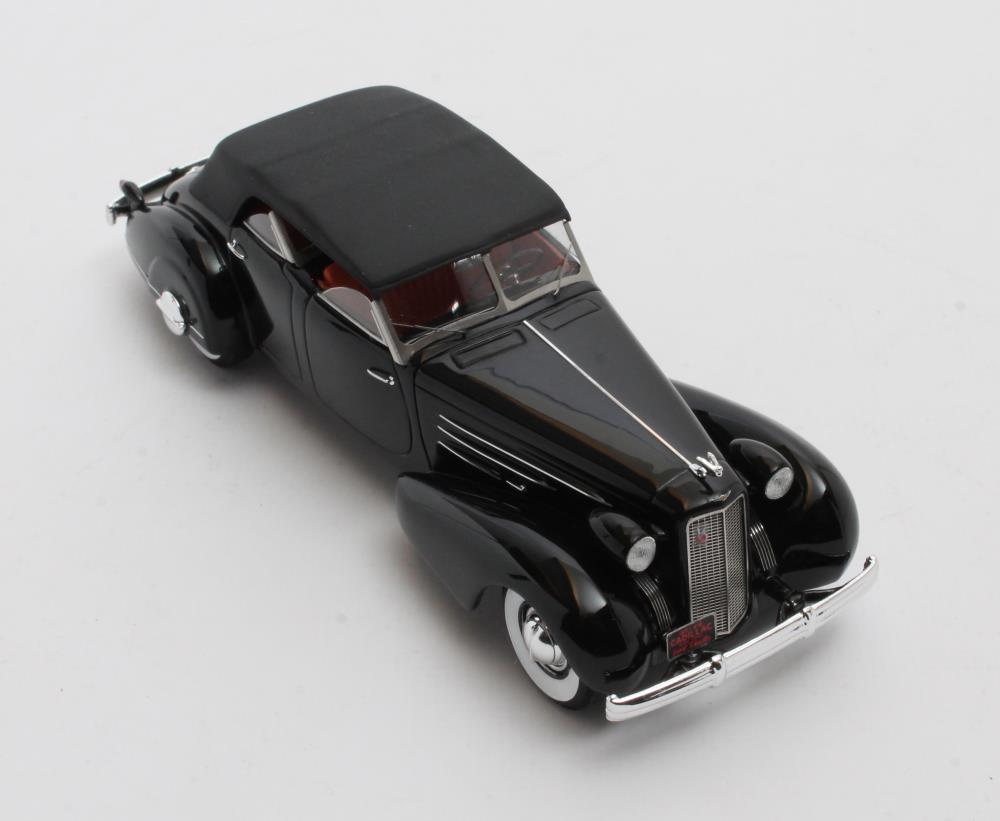 Available To Order – Cadillac V16 DCS Phaeton Open Black 1937 1:43 Matrix Model (MAX 50301-101)