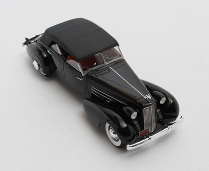Available To Order – Cadillac V16 DCS Phaeton Open Black 1937 1:43 Matrix Model (MAX 50301-101)