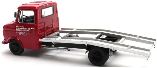 Opel Blitz Hahn Porsche Service Red 1965-1975 1:43 Matrix Model (view 2)