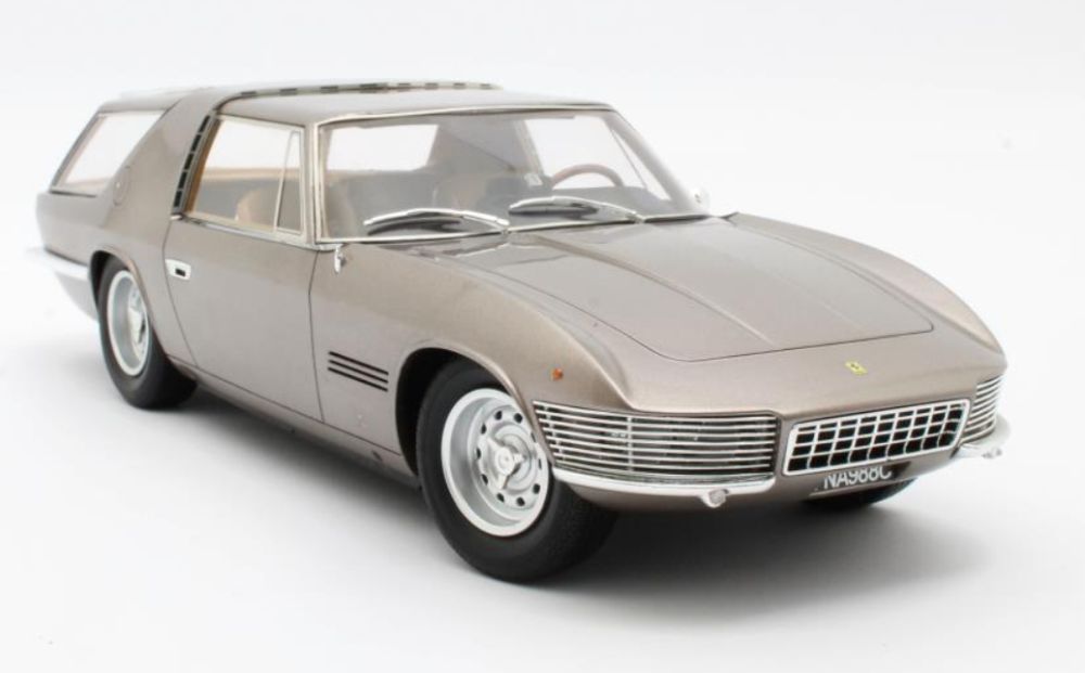 Available To Order – Ferrari 330GT Shooting Brake Vignale Brown 1968 1:18 Matrix Model (MAX L0604-082)