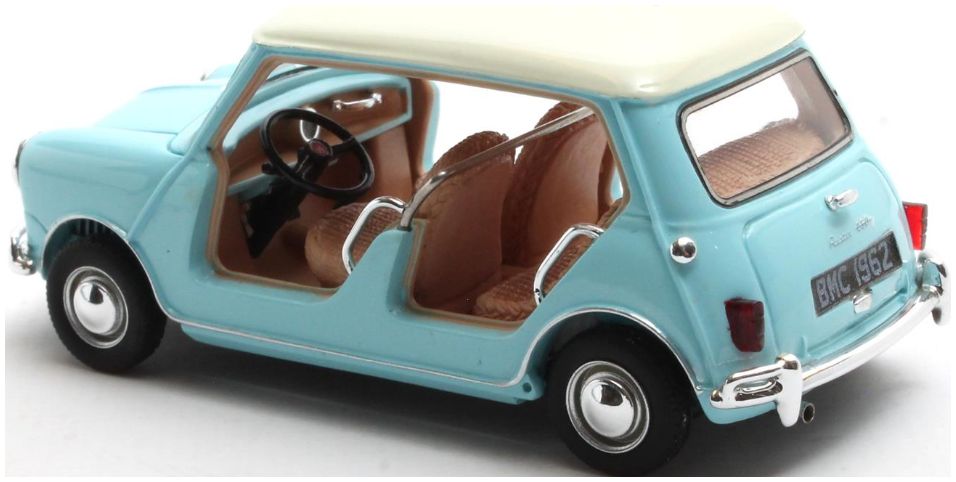 Available To Order – Mini Beach Car Turqoise/White 1962 1:43 Matrix Model (MAX MM430142)