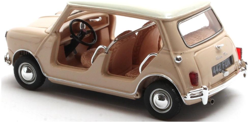 Available To Order – Mini Beach Car Beige/White 1962 1:43 Matrix Model (MAX MM430143)