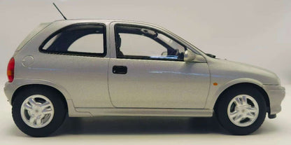 Available to Order – Vauxhall Corsa GSI Silver RHD UK Exclusive 1:18 (MCG 18846)