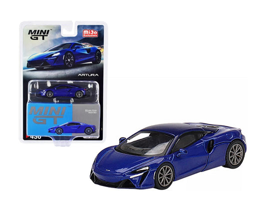 1:64 MINI GT MGT00430-MJ MCLAREN ARTURA VOLCANO BLUE MIJO EXCLUSIVE