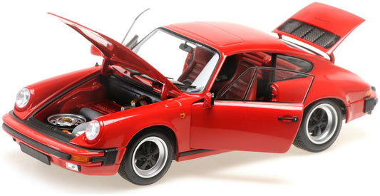 Porsche 911 Carrera Coupe 3.2 - 1983 - Red 1:18 Minichamps Model (view 2)