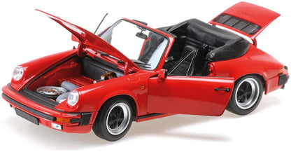 Porsche 911 Carrera Cabriolet 3.2 - 1983 Red 1:18 Minichamps Model (view 4)