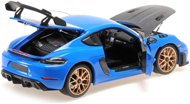 Available to Order – Porsche Cayman Gt4 Rs 2024 - Blue W/ Weissach Package 1:18 (MIN 110 062121)