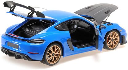 Available to Order – Porsche Cayman Gt4 Rs 2024 - Blue W/ Weissach Package 1:18 (MIN 110 062121)
