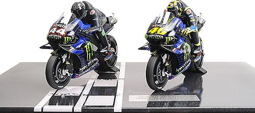 Available to Order – Yamaha Yzr-M1 - Set 2 Bikes 2019, Hamilton/Rossi, Valencia Test 1:12 (MIN 122 194446)