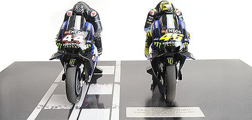 Available to Order – Yamaha Yzr-M1 - Set 2 Bikes 2019, Hamilton/Rossi, Valencia Test 1:12 (MIN 122 194446)
