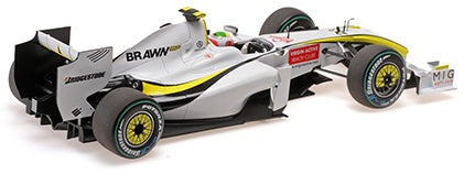 Available To Order – Brawn Gp Bgp001 Rubens Barrichello - Winner Gp Europe 2009 1:18 Minichamps Model (MIN 180 090223)