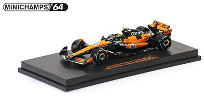 McLaren F1 Team MCL39 Lando Norris Winner Monaco GP 2025 1:64 Minichamps Model (view 3)