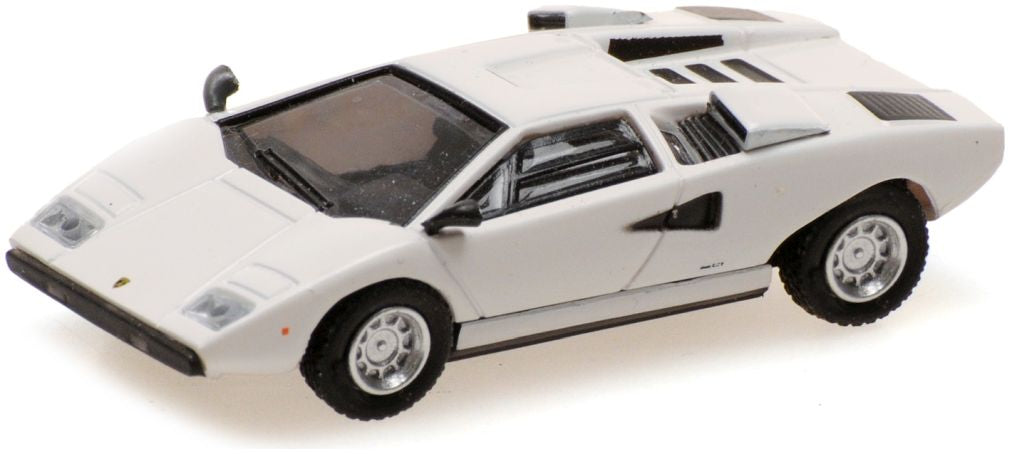 Lamborghini Countach Lp 400 - 1974 - White 1:87 Minichamps Model (view 2)
