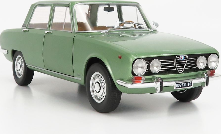 Available To Order – Alfa Romeo 1750 Berlina Series 2 1969 Olive Green Limited Edition 500 pcs 1:18 (MIT 200002)