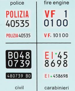 Available To Order – Alfa Romeo 2000 Berlina 1971 w/Commando Polizia Decals Limited Edition 500 pcs 1:18 (MIT 200004)